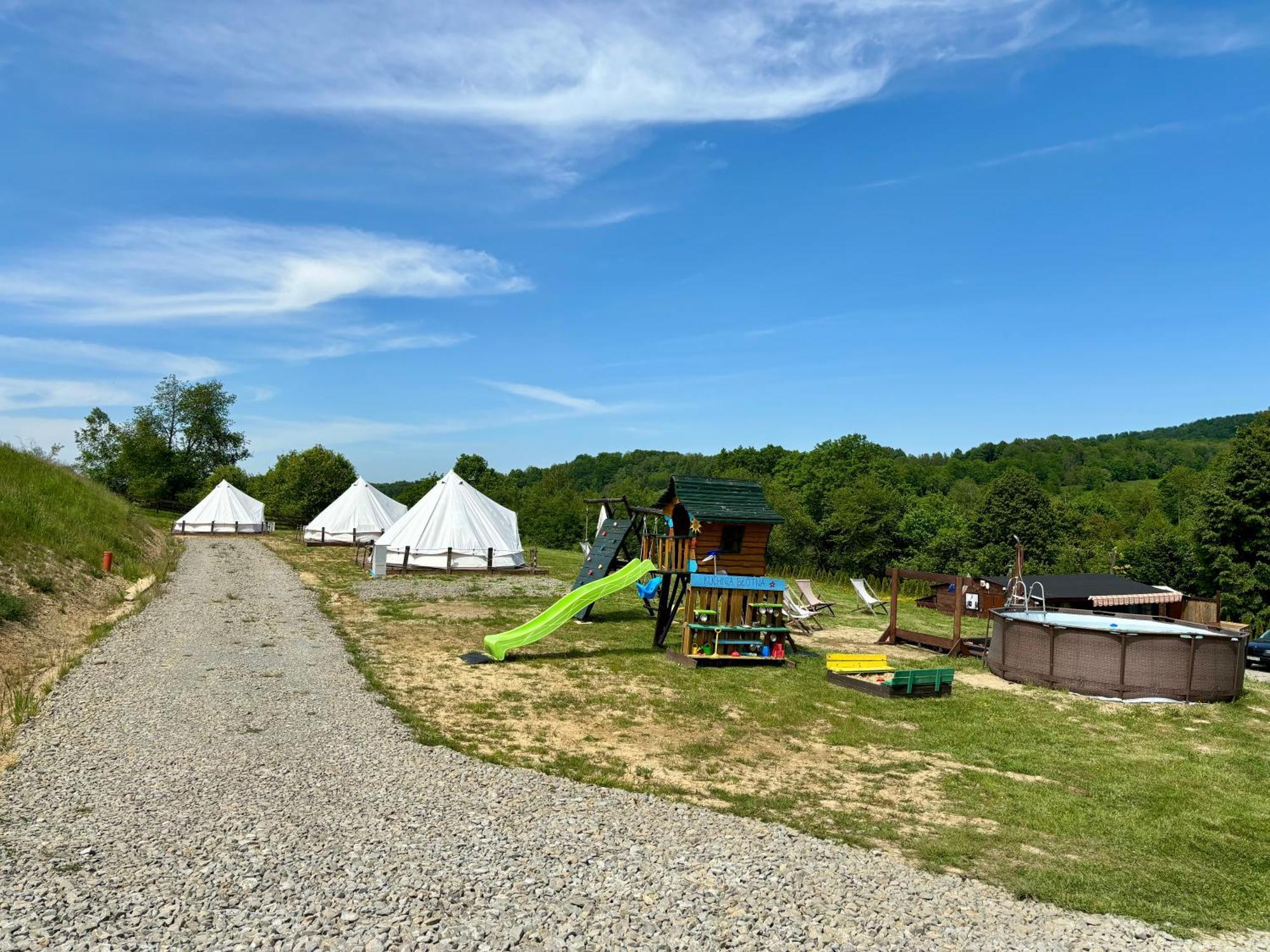 Glamping Bieszczady Z Jacuzzi I Basenem Hotell Solina  Eksteriør bilde