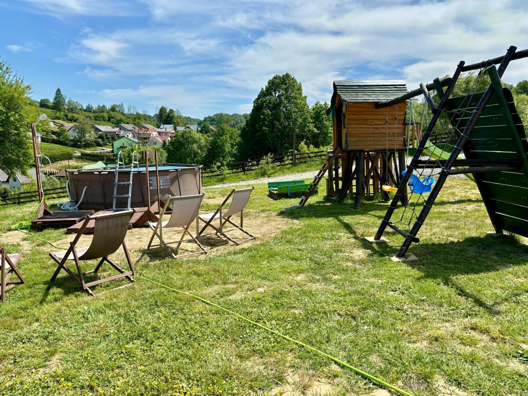 Glamping Bieszczady Z Jacuzzi I Basenem Hotell Solina  Eksteriør bilde