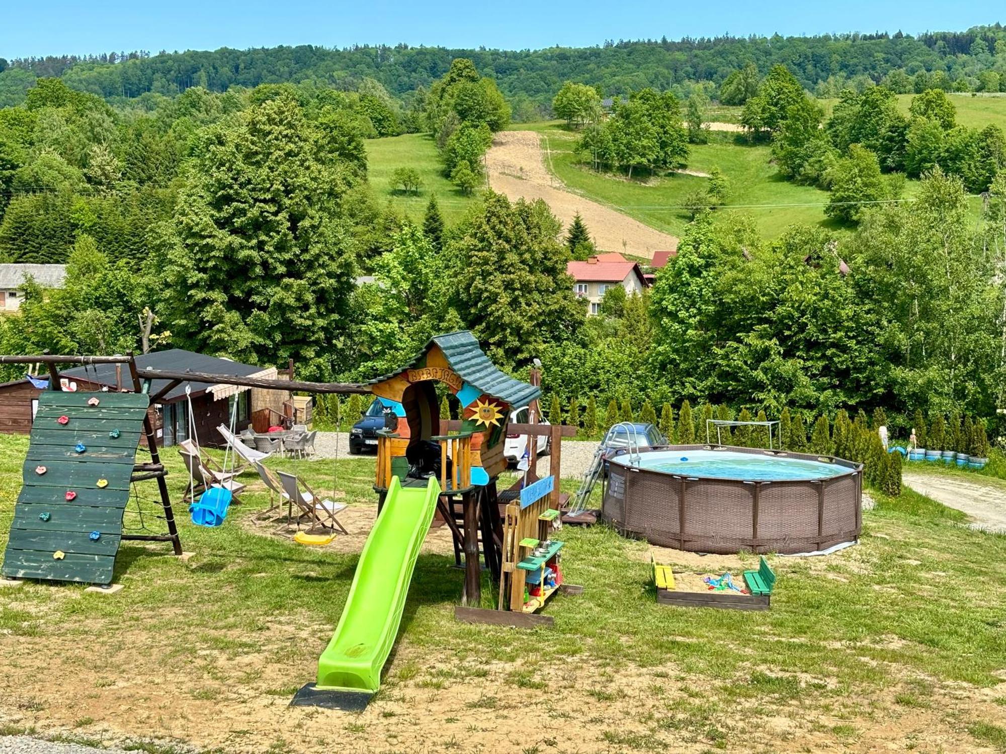 Glamping Bieszczady Z Jacuzzi I Basenem Hotell Solina  Eksteriør bilde