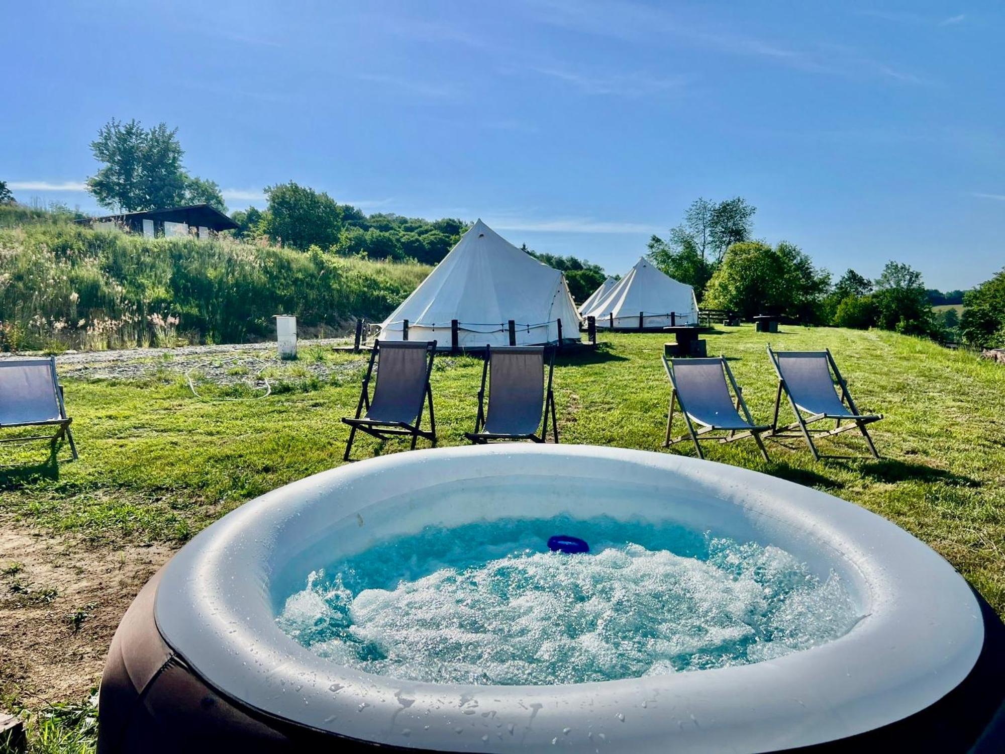 Glamping Bieszczady Z Jacuzzi I Basenem Hotell Solina  Eksteriør bilde